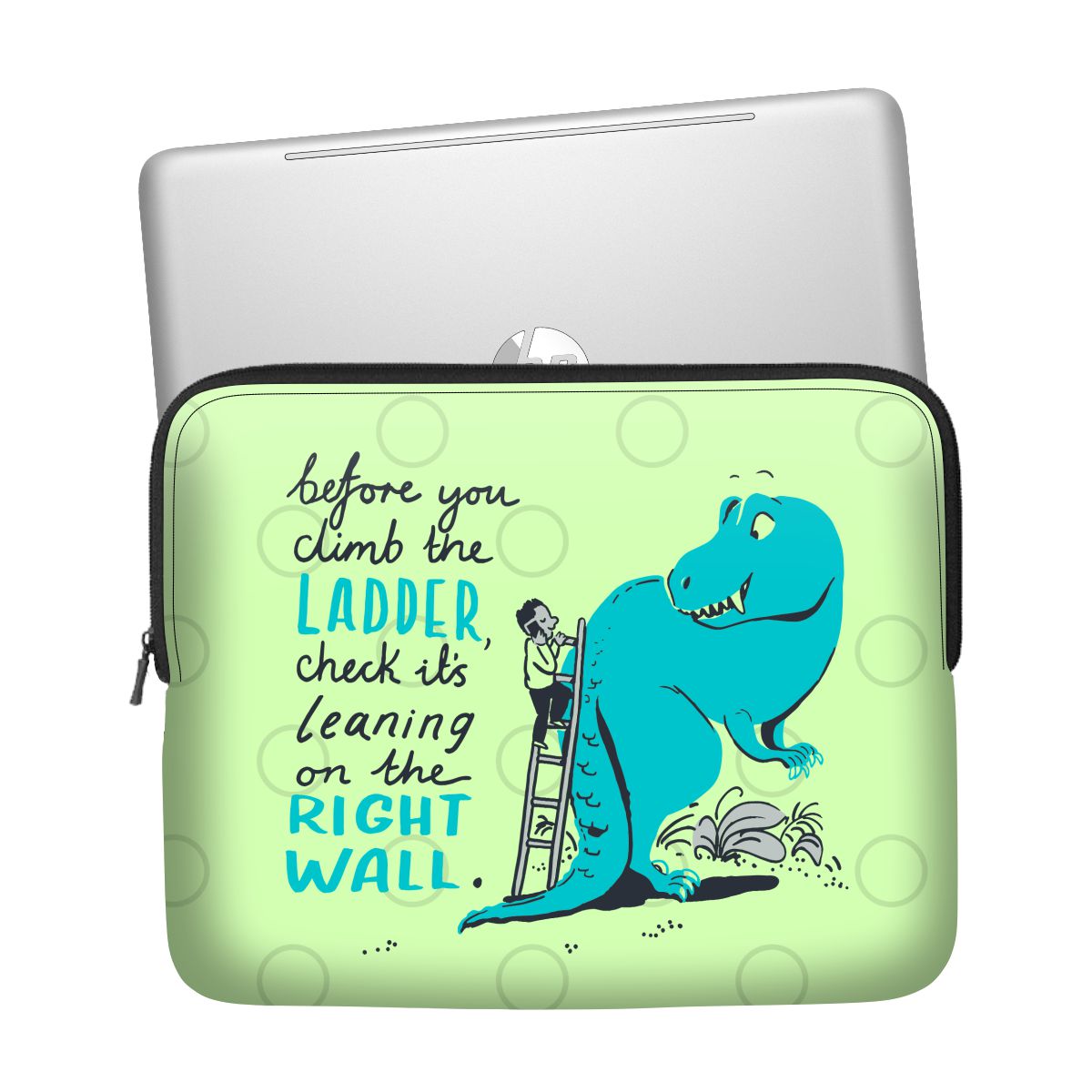 Ladder Quote Classic Laptop Sleeve Main image
