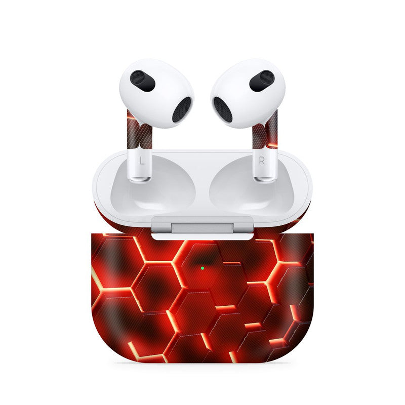 Airpods 4 Matrix Orange Skin Main image