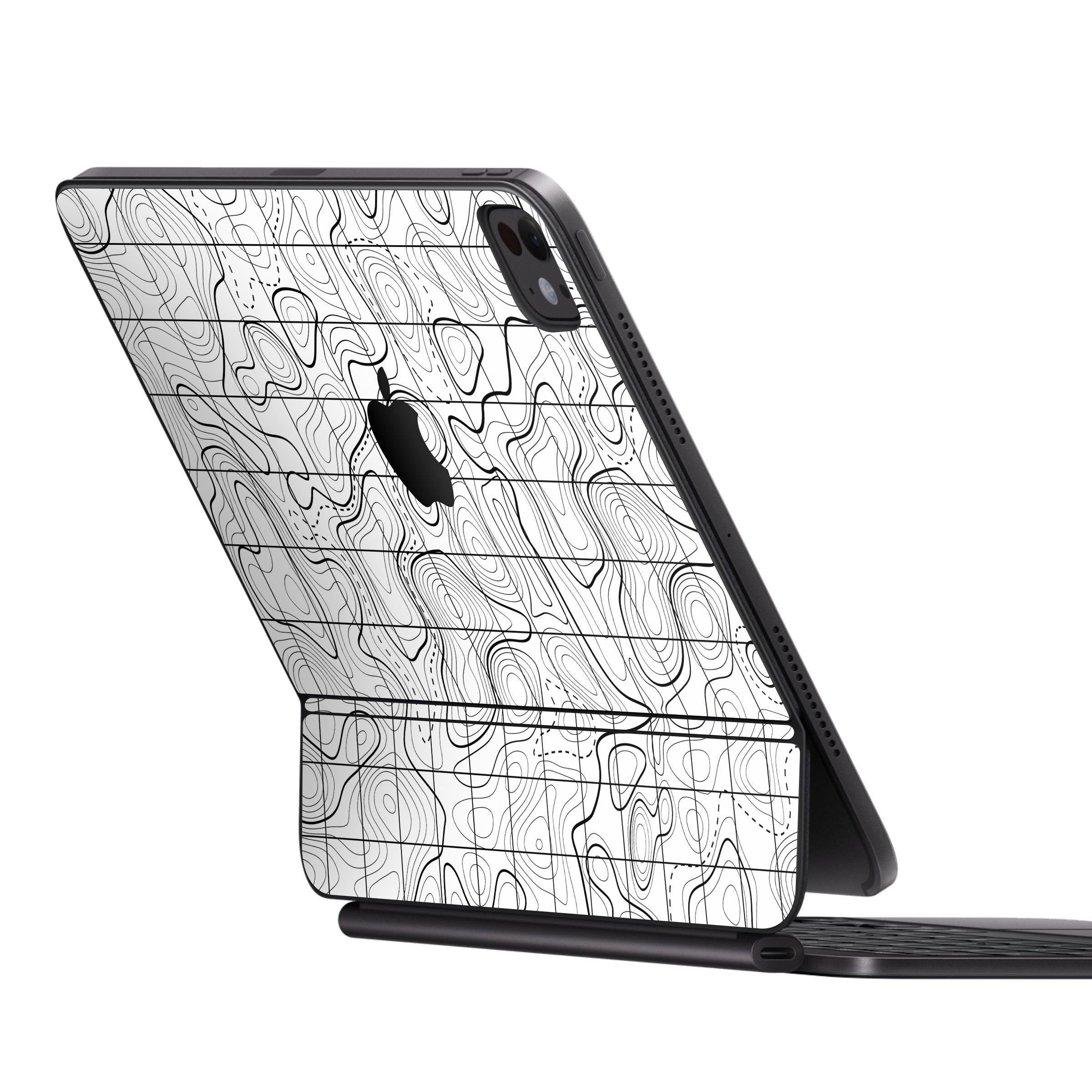 iPad Magic Keyboard White Topography Exclusive Main image