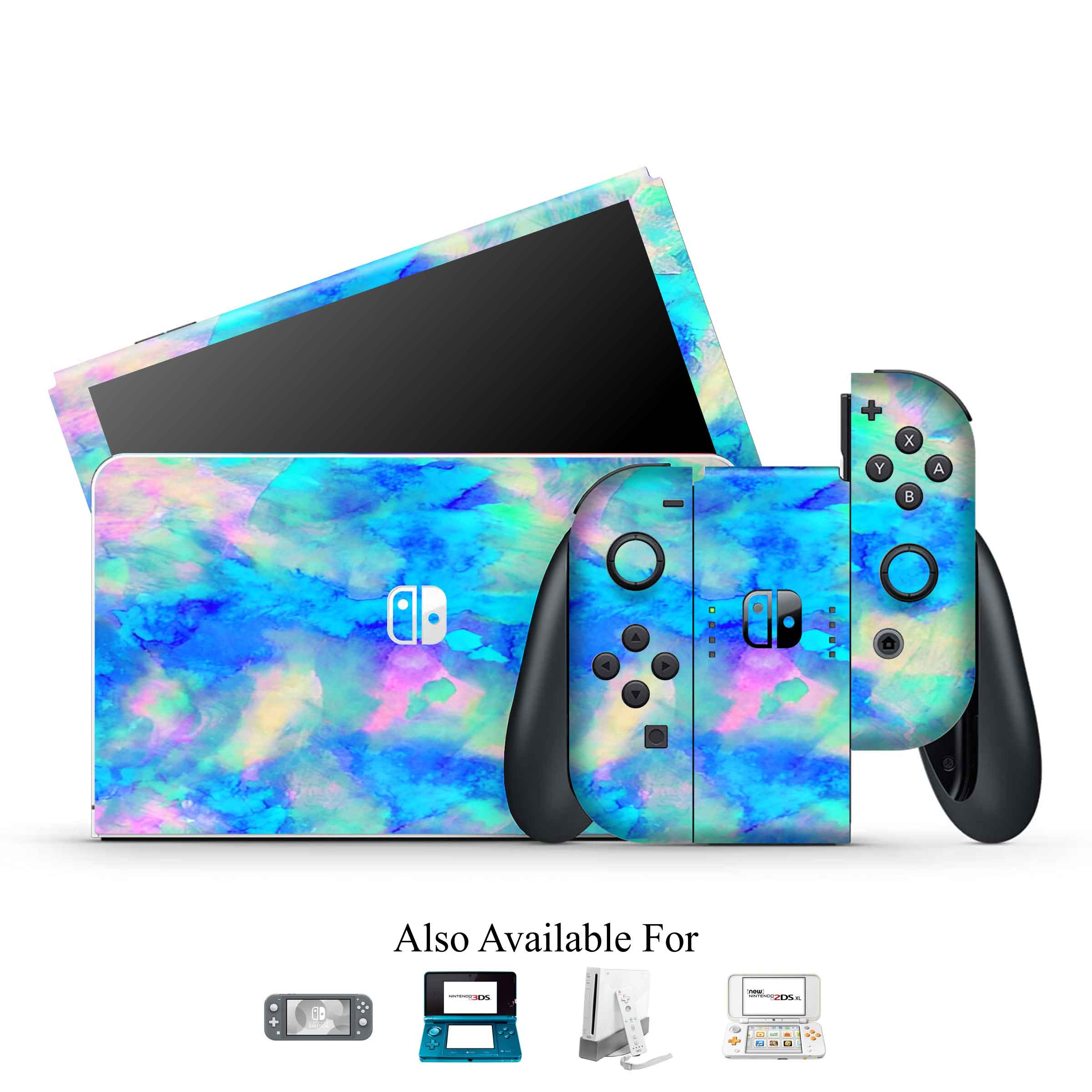 Pastel Electrify Nintendo Skin Main image