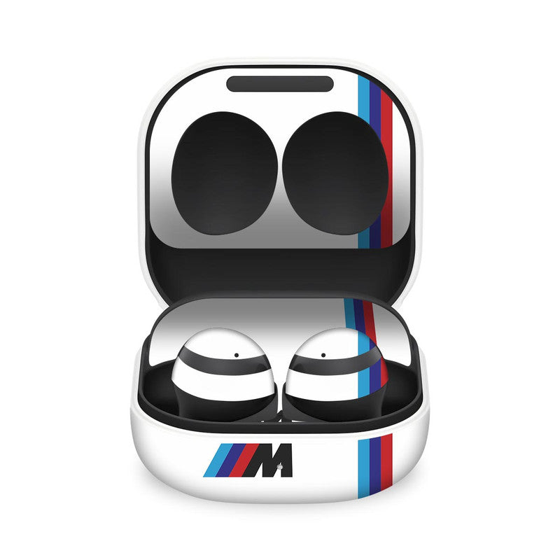 M Sports White Samsung Galaxy Buds 2 Skin Main image