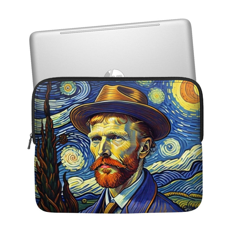 Abstract Wolf Laptop Sleeve Main image