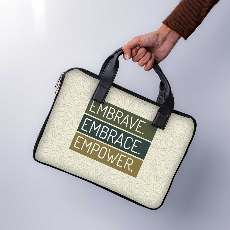 Embrave Laptop Sleeve With Handle - WrapCart Main image