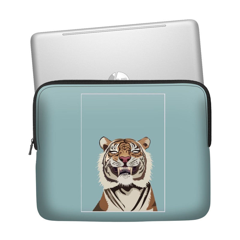 Abstract Wolf Laptop Sleeve Main image