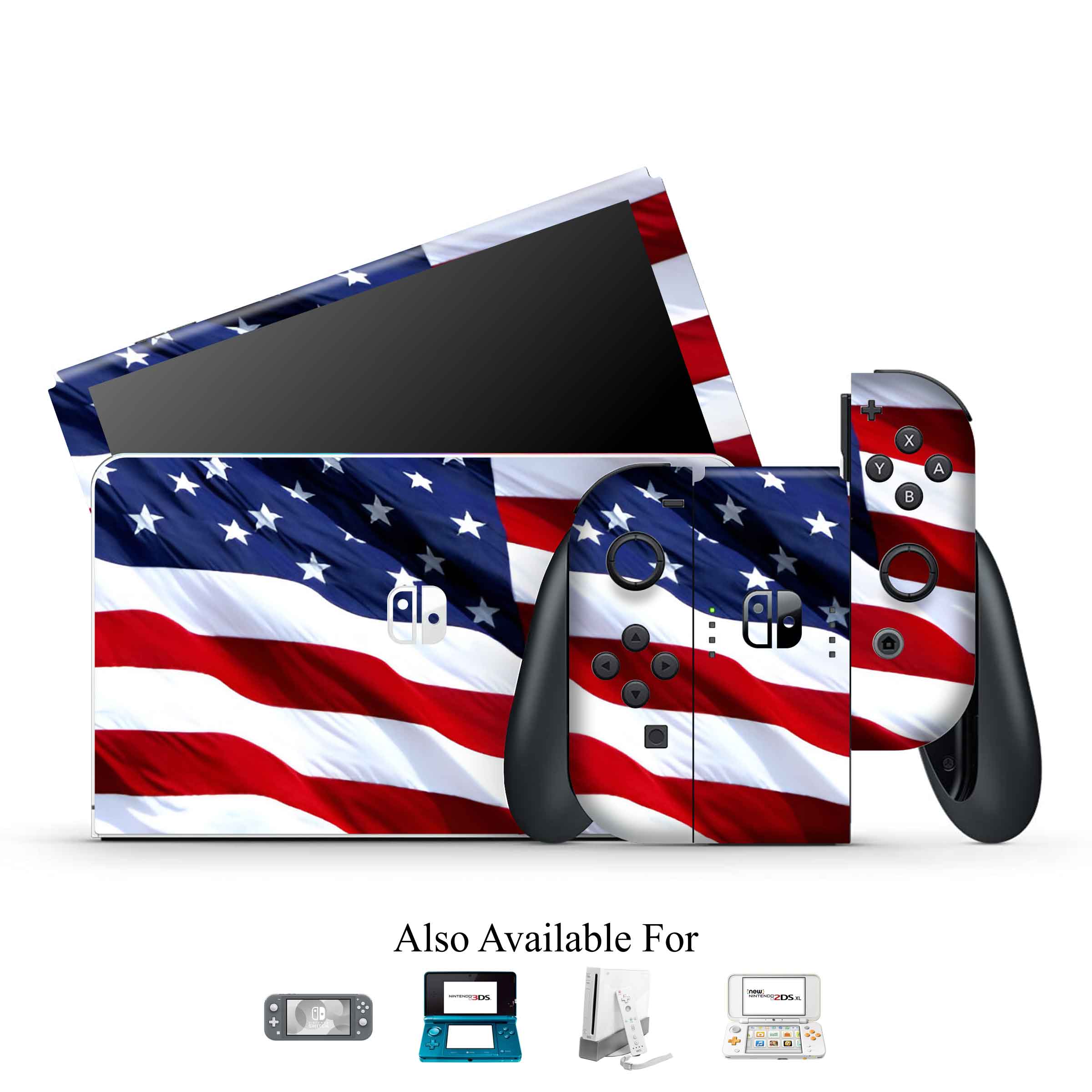 US Flag Nintendo Skin Main image