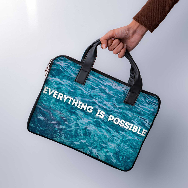 Everything Is Possible Laptop Sleeve With Handle - WrapCart Main image