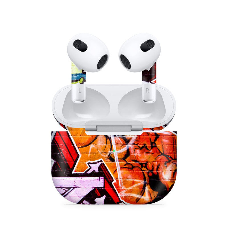 Airpods 4 Underground Graffitti Skin Main image