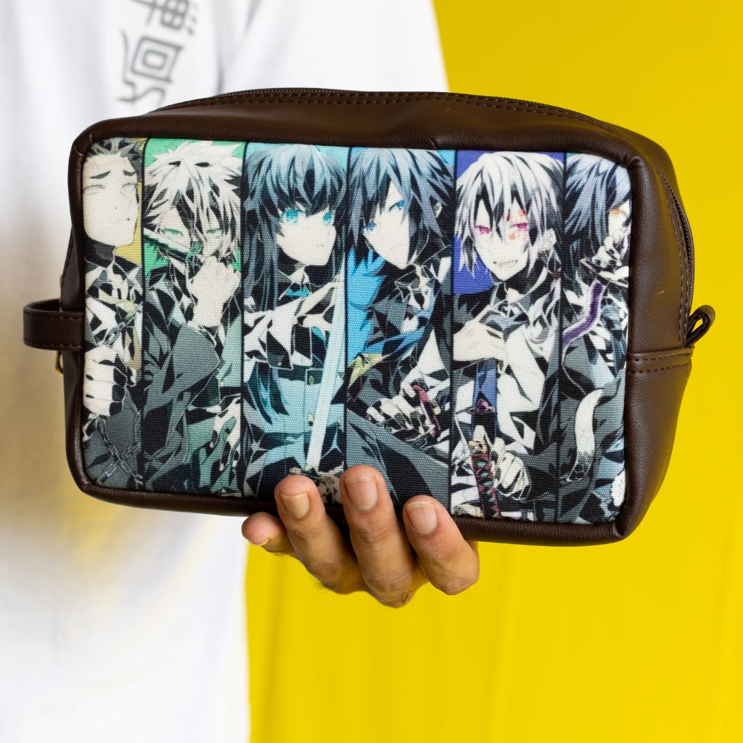 Hashira Inspired Multi-purpose Leather Utility Pouch Main image