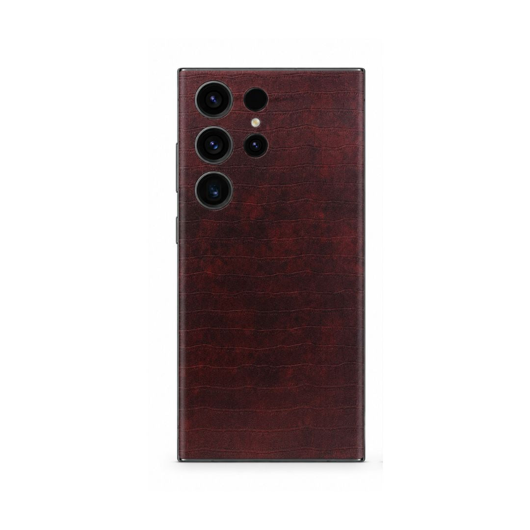 3M Carmine Croc Mobile Skin