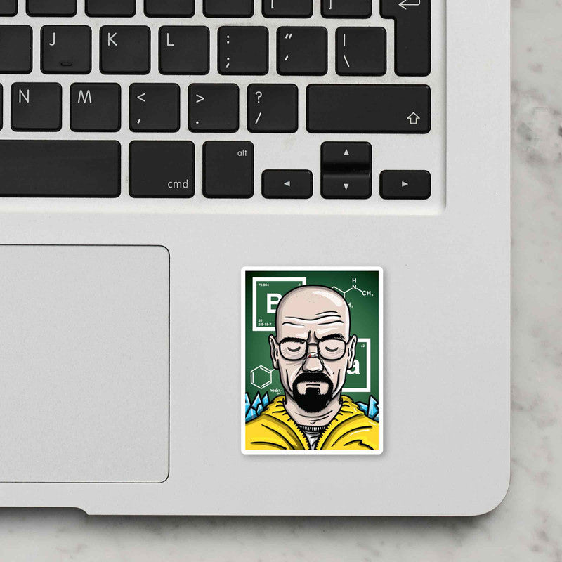 Breaking Bed Laptop Sticker Main image