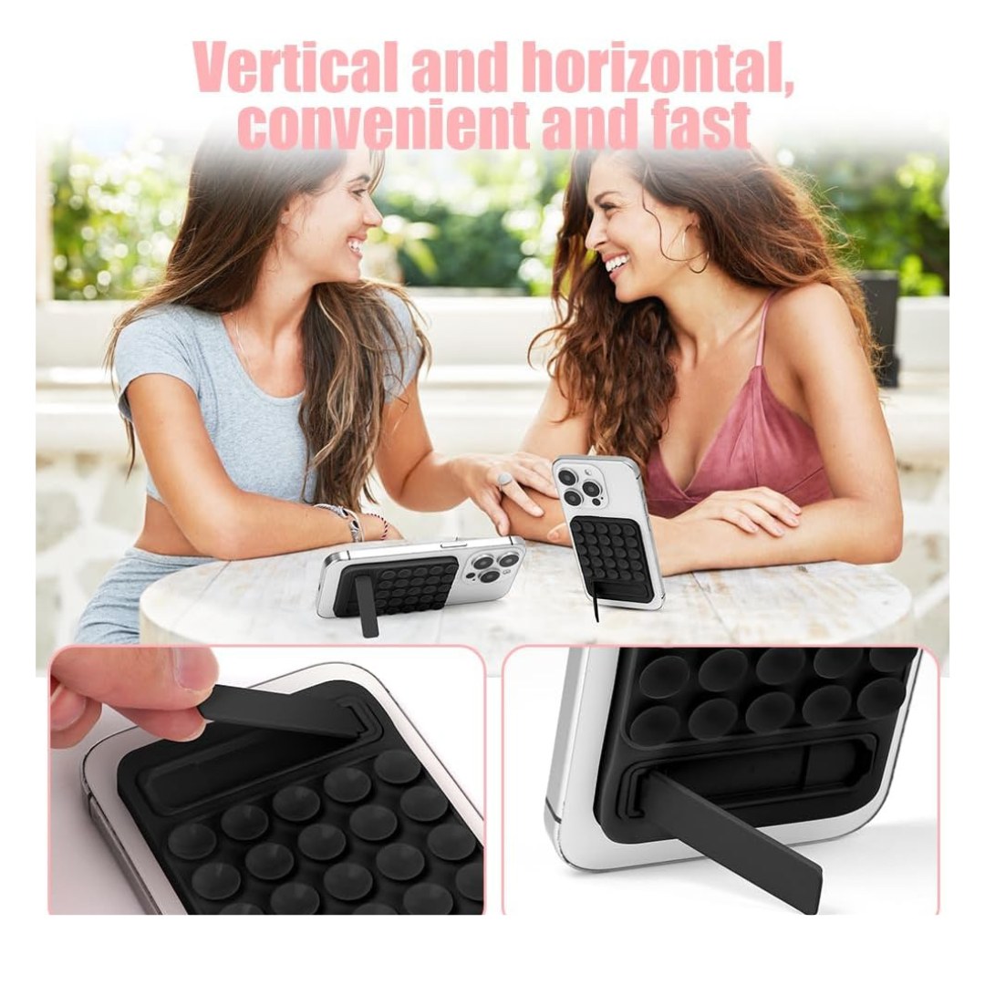 Phone Suction Pad, Non Slip Suction Cup - Phone Mount with Stand