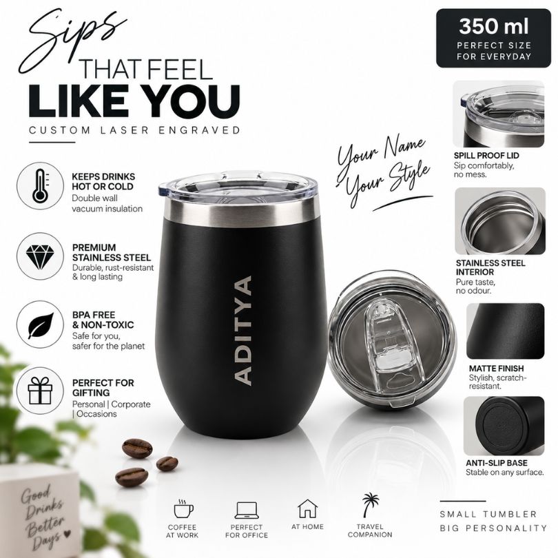 Personalized Coffee Tumbler Mug Main image