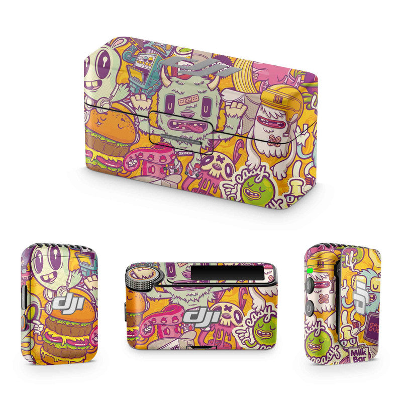 Artistic Psychedelic DJI Mic Skin - WrapCart Main image