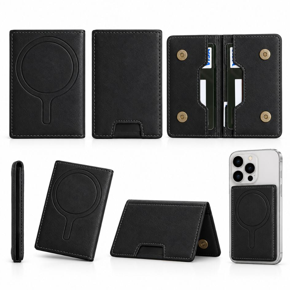Flip MagSafe Wallet – Magnetic Card Holder with Flip Closure Secondary image