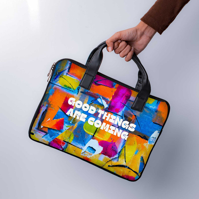 Good Things Laptop Sleeve With Handle - WrapCart Main image