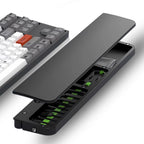 Ergonomic Keyboard Wrist Rest with 22-in-1 Cleaning Kit & Springy Sponge Support for Work and Gaming