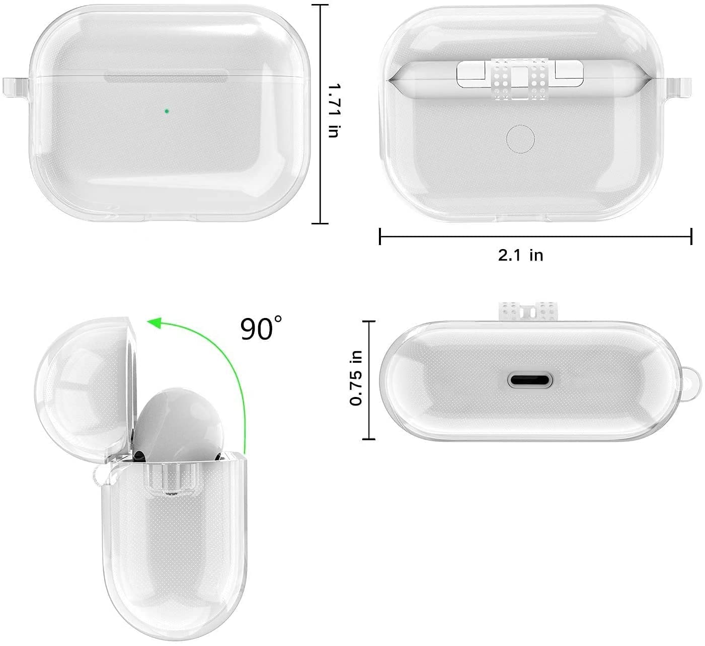 Transparent Cover - Airpods Pro / Pro 2
