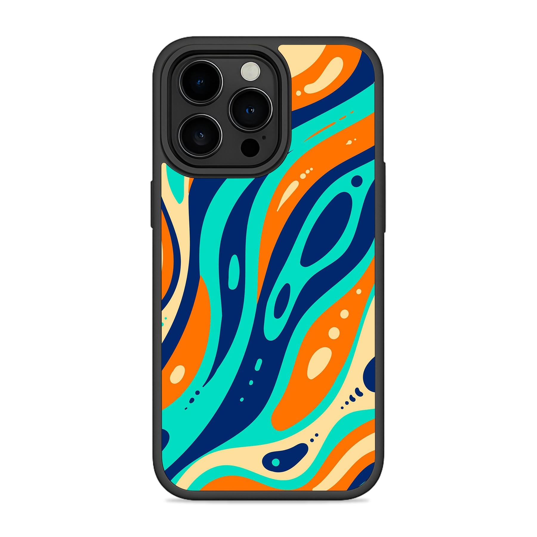 Dimensional Liquid 3D Mobile Bumper Cover For iPhone & Samsung