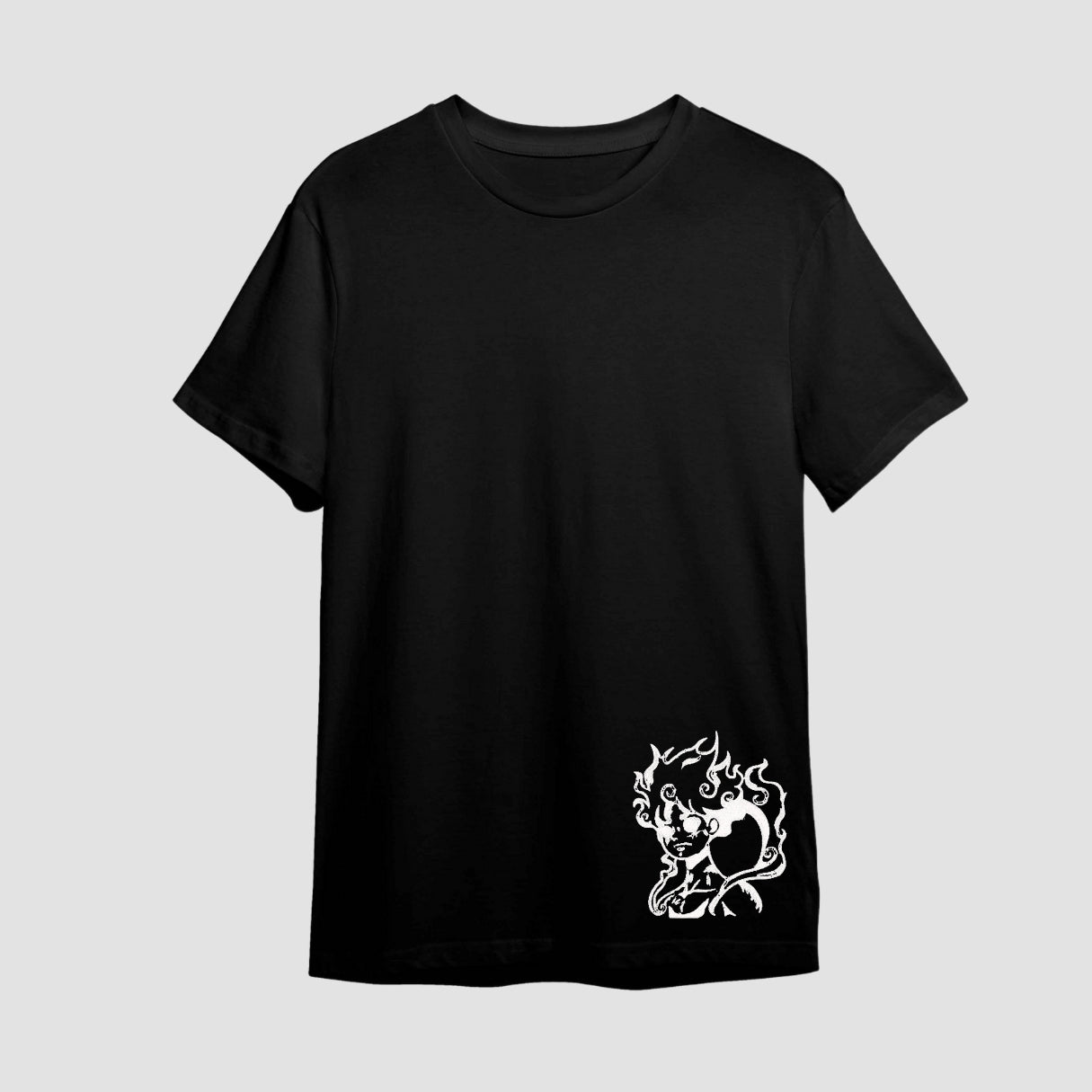 Gear 5 Embroidered Black Oversize T Shirt Main image