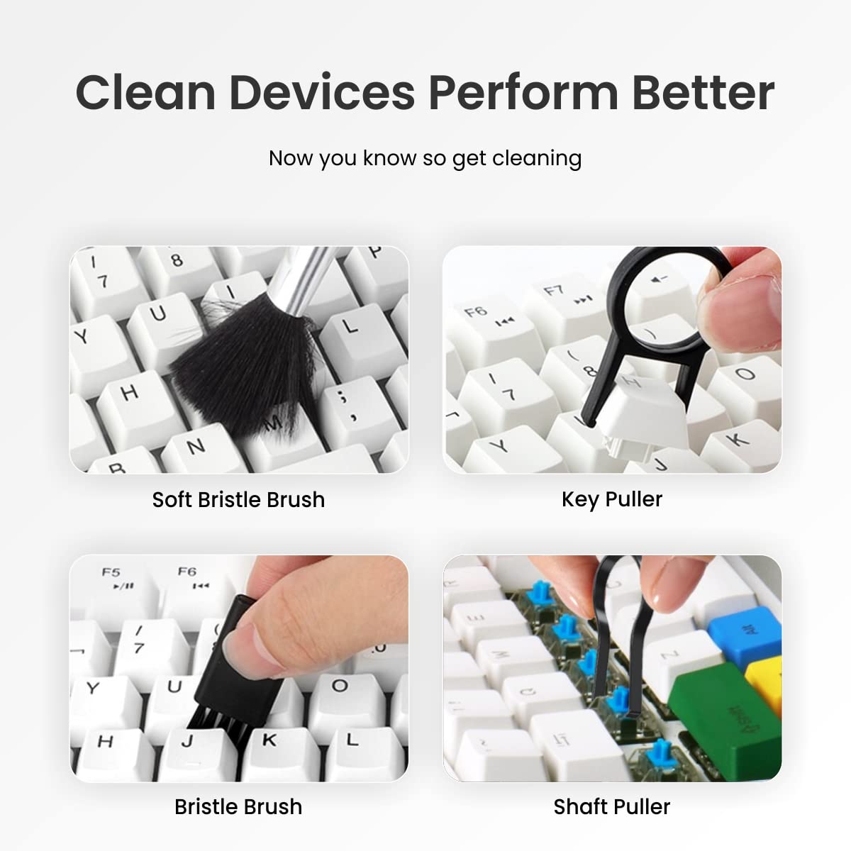 18-in-1 Cleaner Kit, Gadget Cleaning Kit for Smartphones, Tablets, Laptops, Earbuds