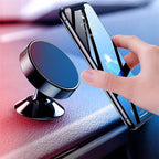 Rotation-Enabled Magnetic Mobile Phone Holder for Car Dashboard