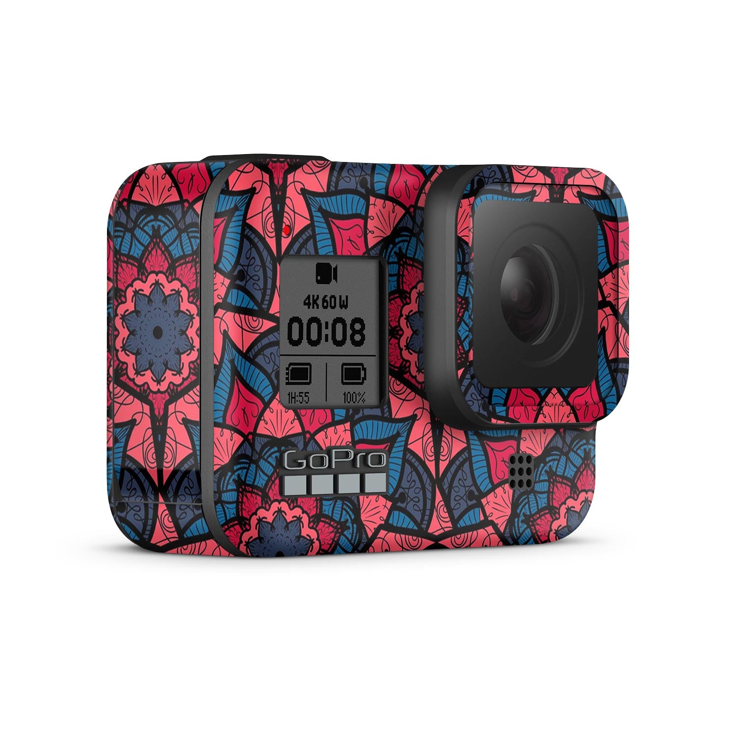GoPro Skin Red Floral Mandala Main image