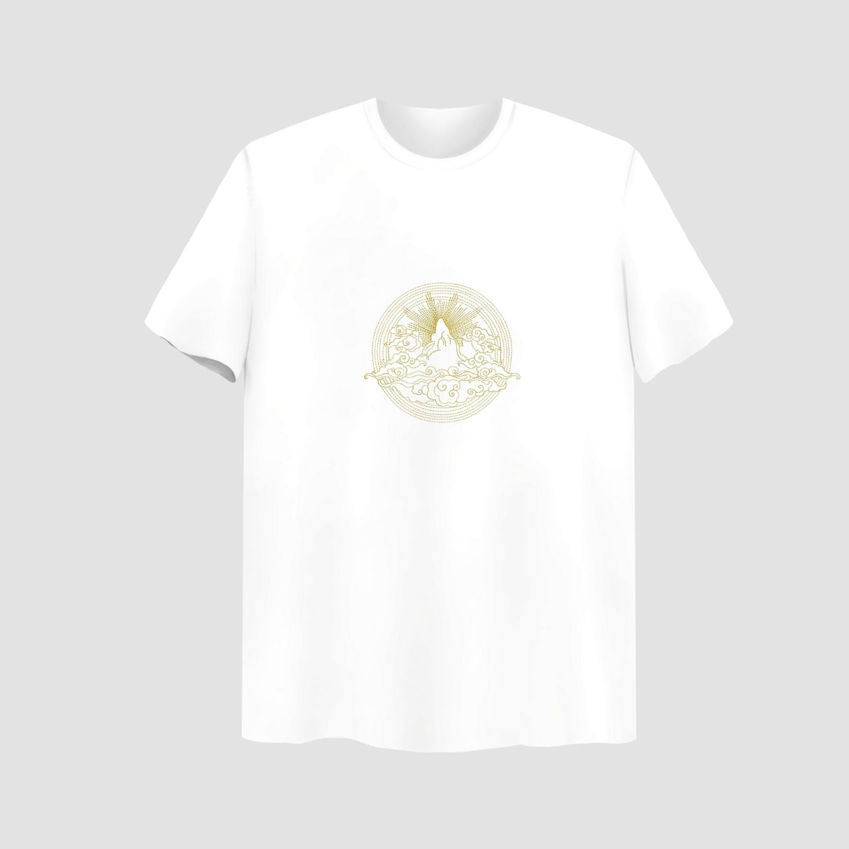 Heaven Embroidered White Oversize T Shirt Main image