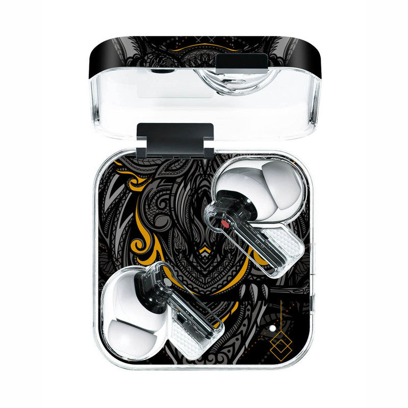 Classic Owl Dark Yellow Skin For Nothing Ear 1 Main image