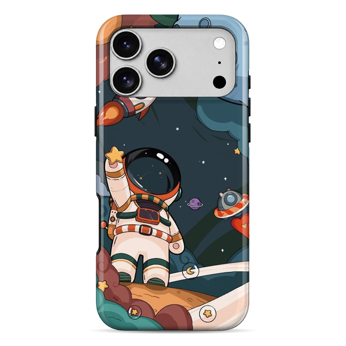 See, I am in space | WrapCart Armor Double Layer Shockproof Glossy Phone Case Main image