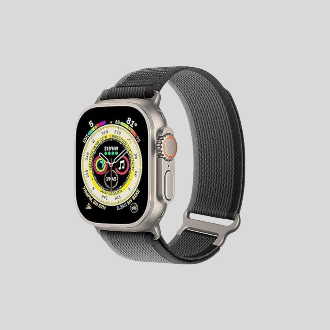 Apple Watch Velcro Fibred Grey Strap - 38/40/41 MM Main image