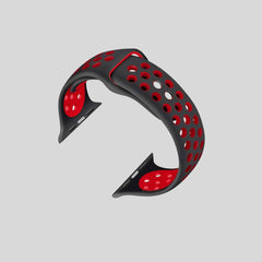 Apple Watch Sports Strap Sports (Black - Red) - Select MM