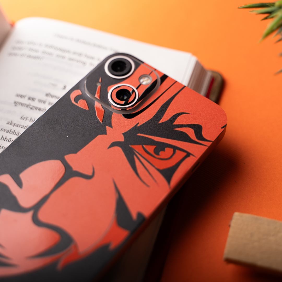 Orange Hanuman God Mobile Skins For Samsung Galaxy S24 5G