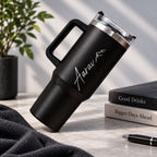Personalized Coffee Tumbler - Large Insulated Travel Mug 1200 ML