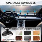 Rotation-Enabled Magnetic Mobile Phone Holder for Car Dashboard