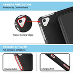 Smart Case for iPad - Tri-Fold Flip Folio Cover | Pencil Holder | Auto Wake-Up/Sleep Mode