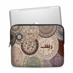 Malikah Custom Name Laptop Sleeve