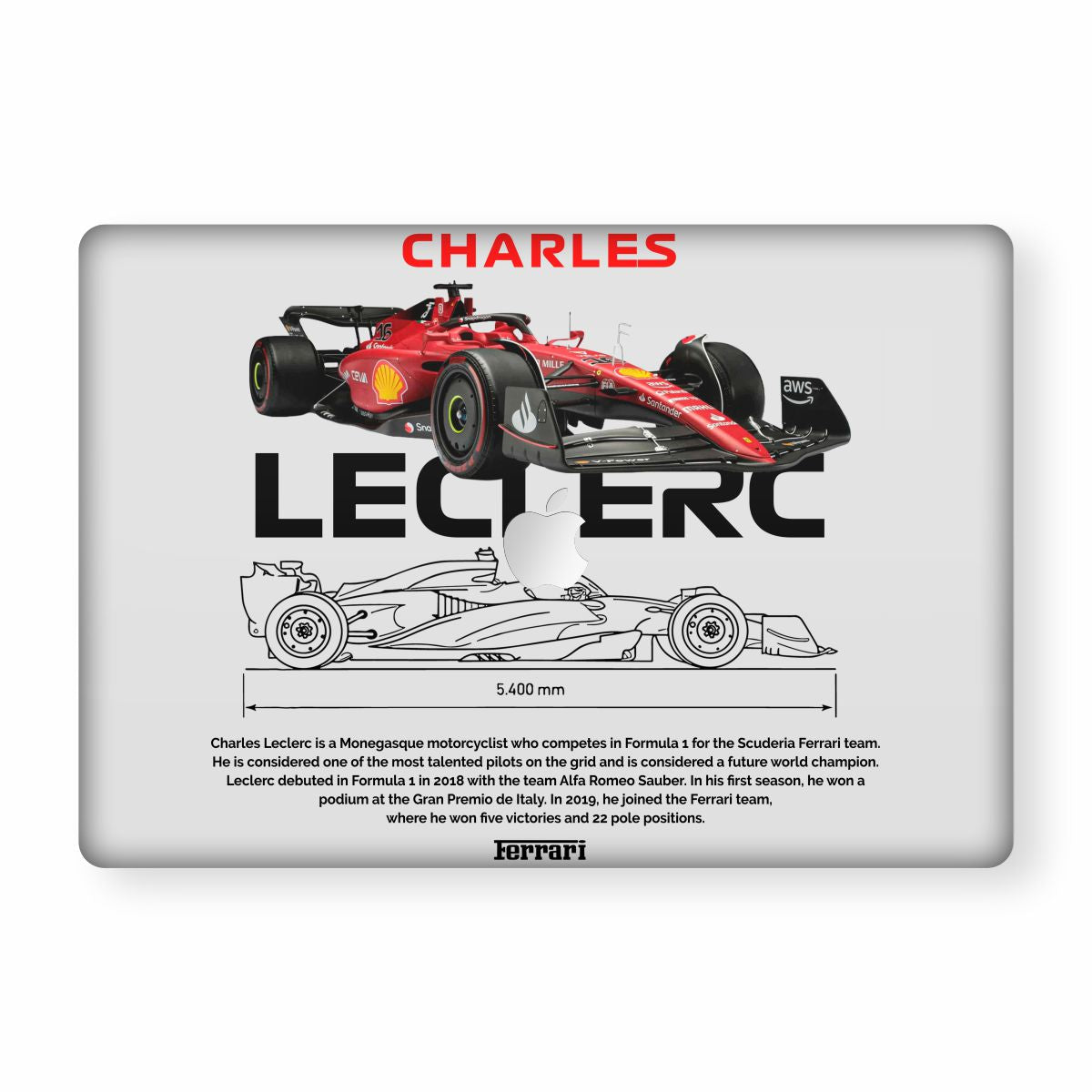 Full Body Car Design MacBook Skins & Wraps Main image