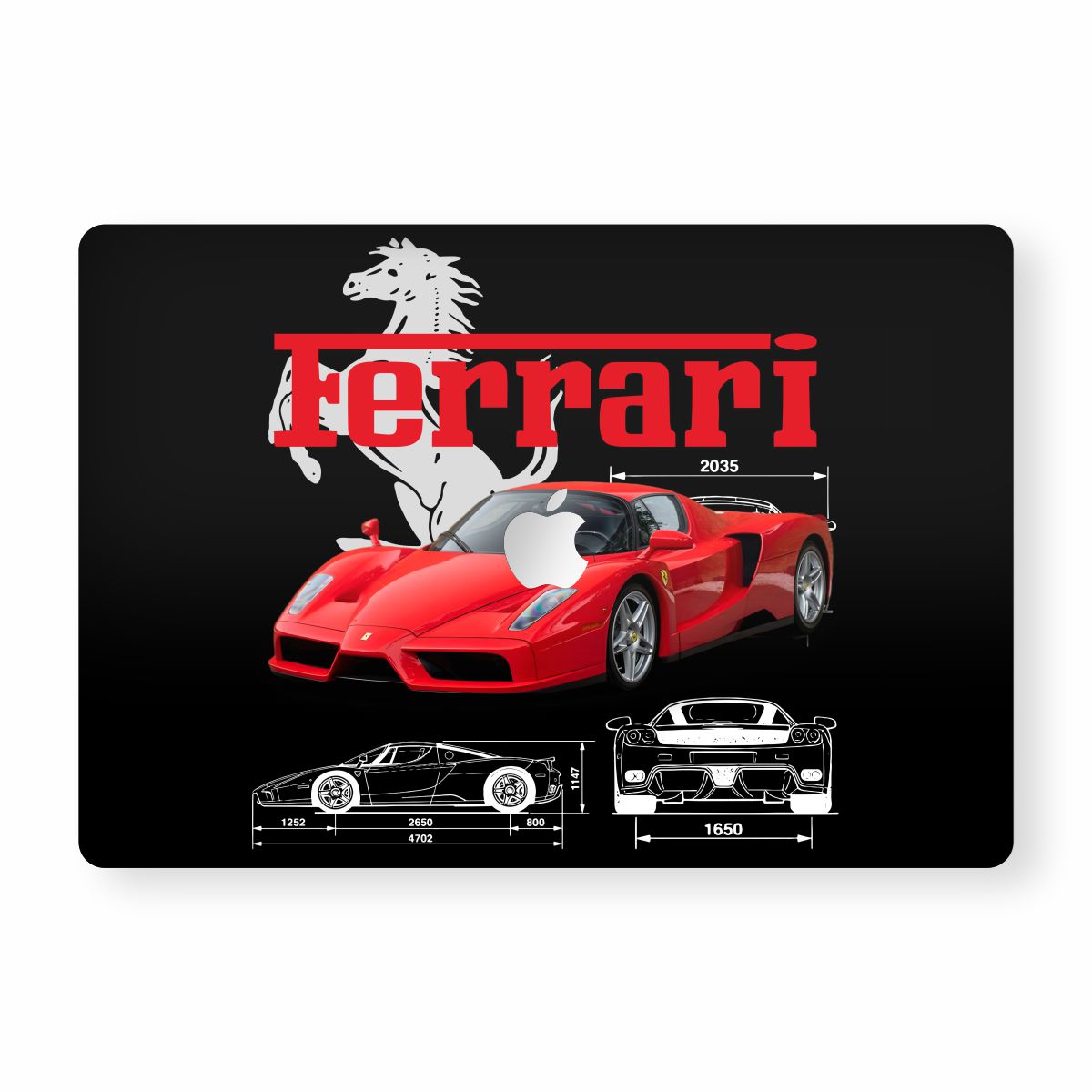 Full Body Car Design MacBook Skins & Wraps Main image