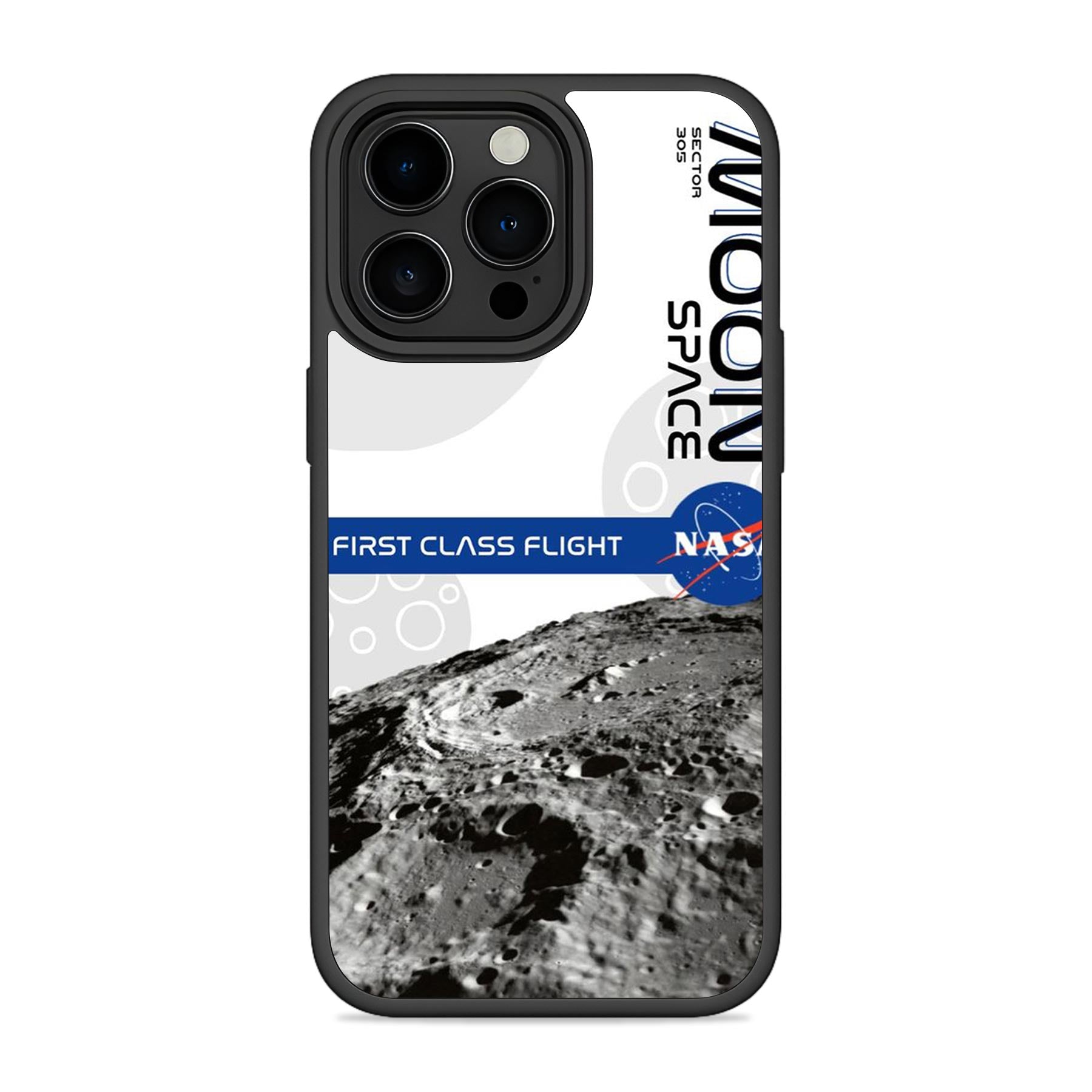 First Class Ticket To The Moon Mobile Bumper Cover For iPhone 16 Pro Max Main image