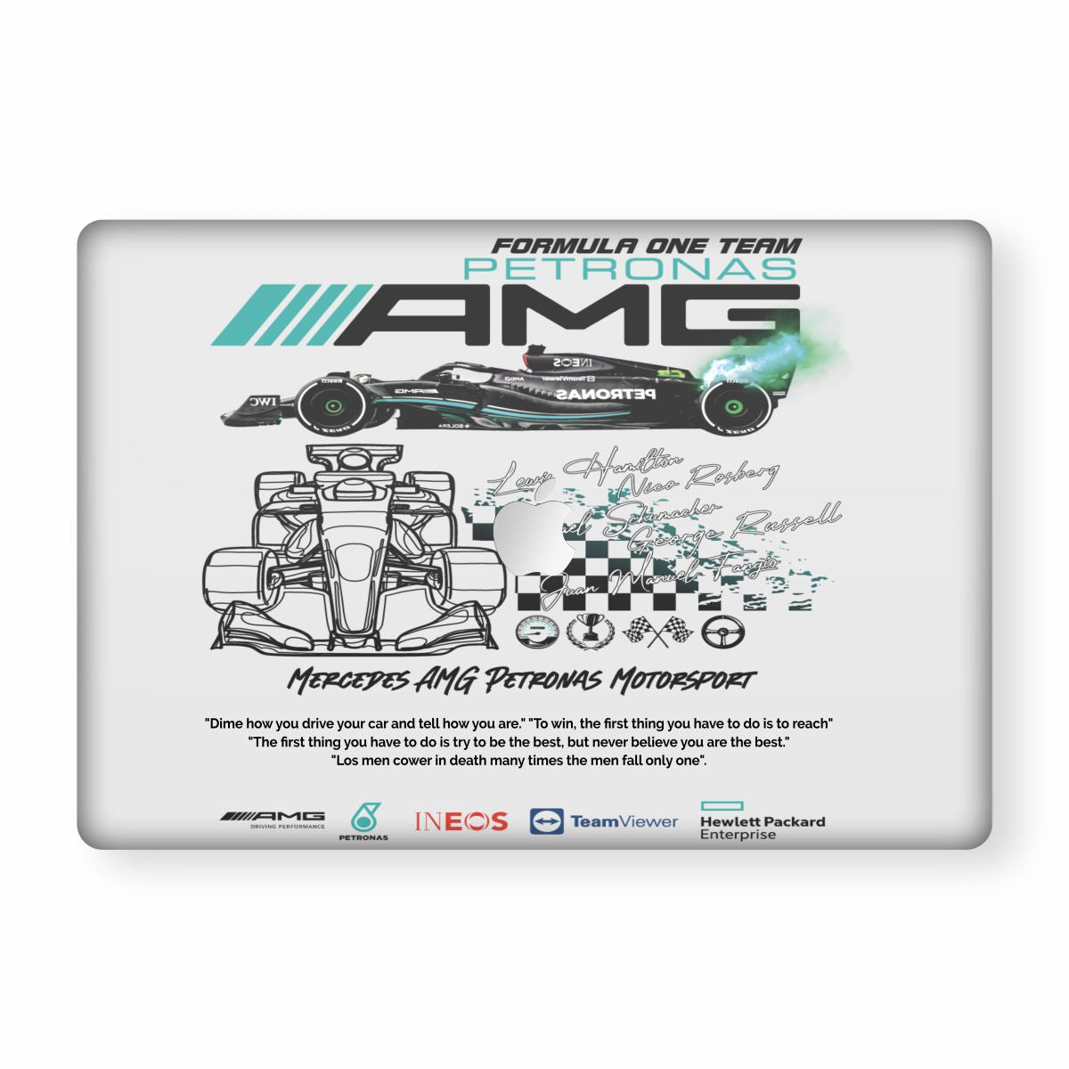 Full Body Car Design MacBook Skins & Wraps