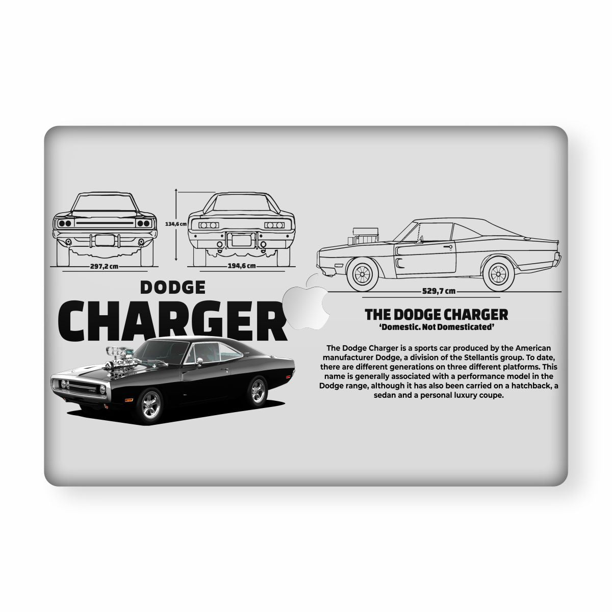 Full Body Car Design MacBook Skins & Wraps Main image