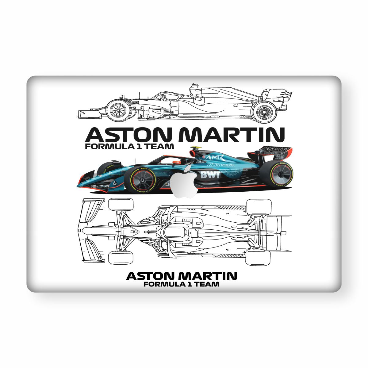 Full Body Car Design MacBook Skins & Wraps Main image