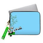 Playing Pands Laptop Sleeve With Charm