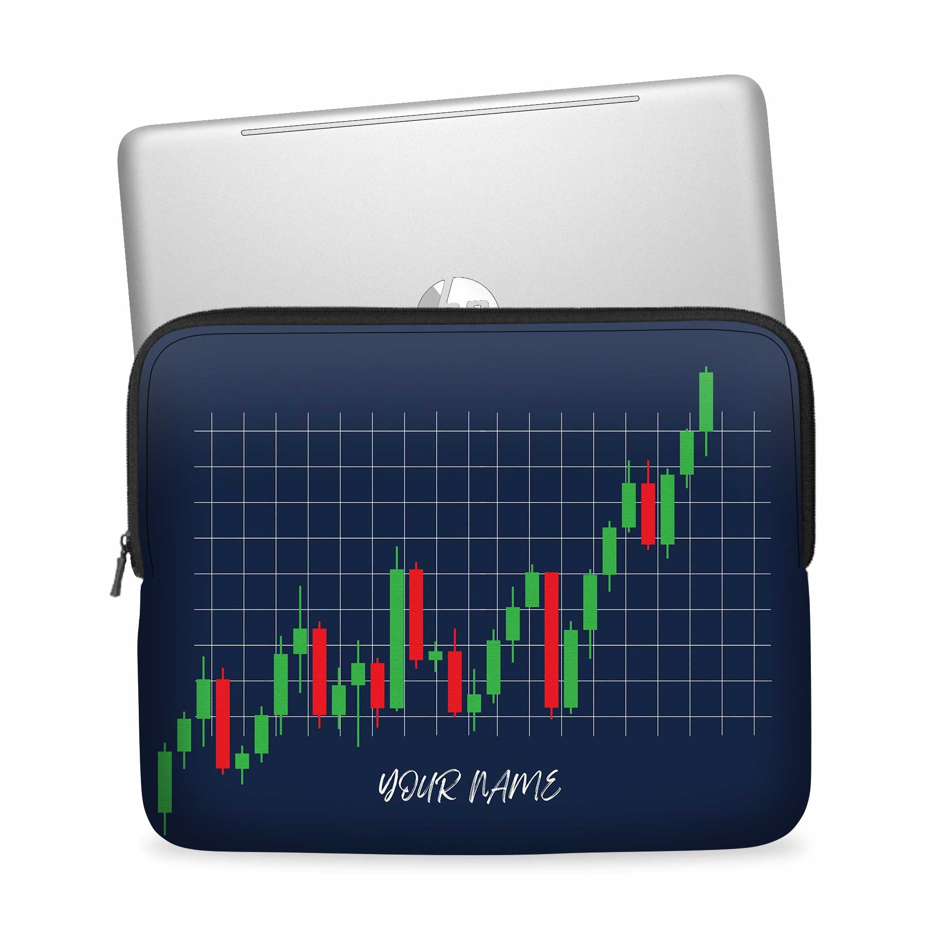 Trading Custom Name Laptop Sleeve Main image