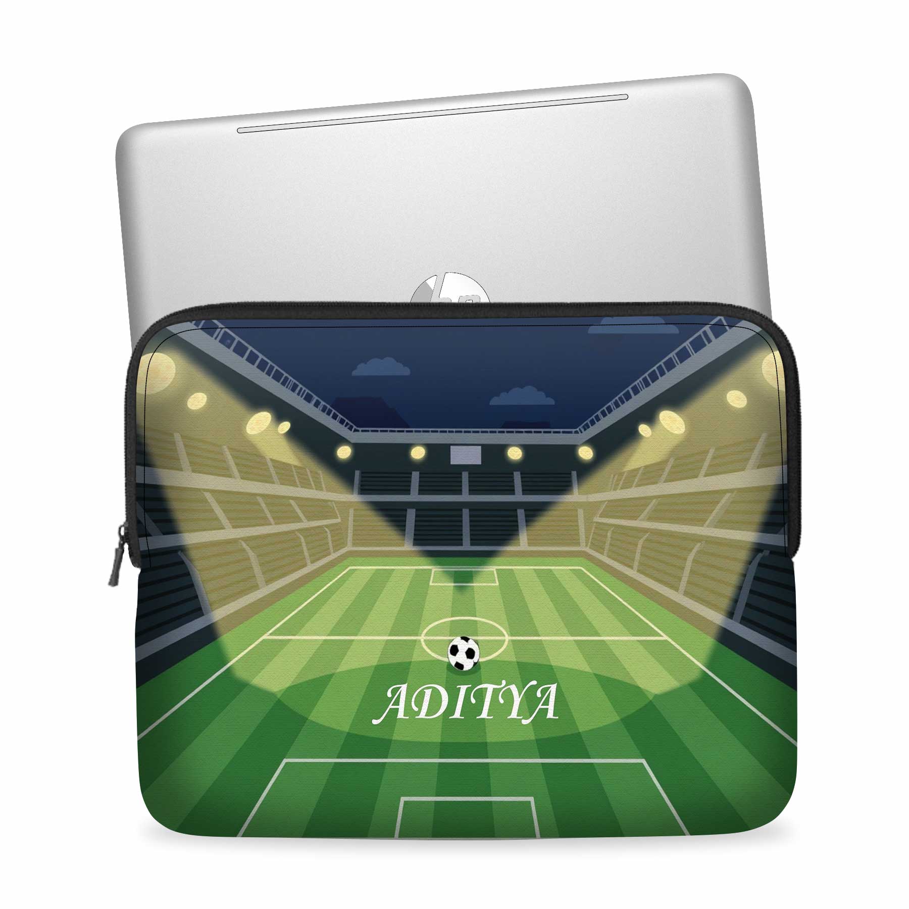 Stadium Custom Name Laptop Sleeve Main image