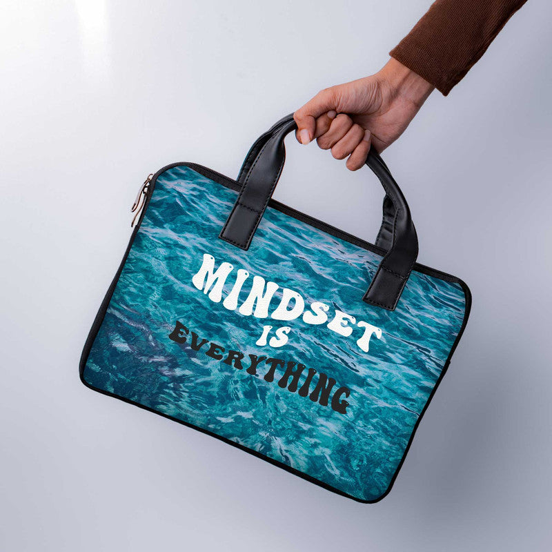 Mindset Is Everything Laptop Sleeve With Handle - WrapCart Main image