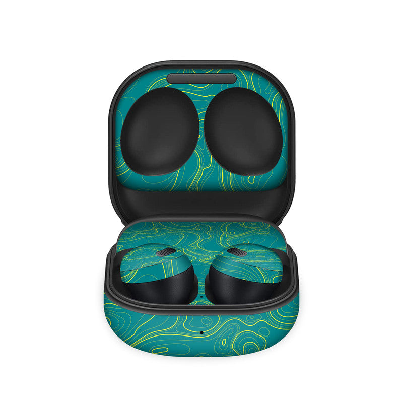 Colourful Topography Green Samsung Galaxy Buds Pro Skin Main image