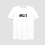 Skull Embroidered White Oversize T Shirt