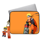 Yellow Ninja Laptop Sleeve With Charm