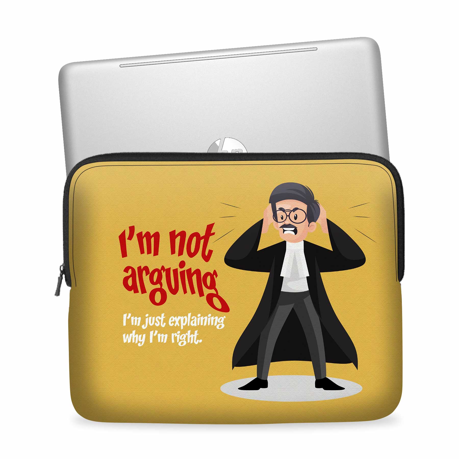 I am not Arguing Laptop Sleeve Main image
